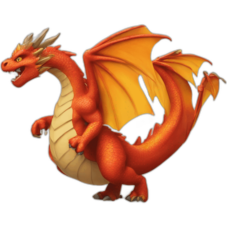 Drago feu emoji