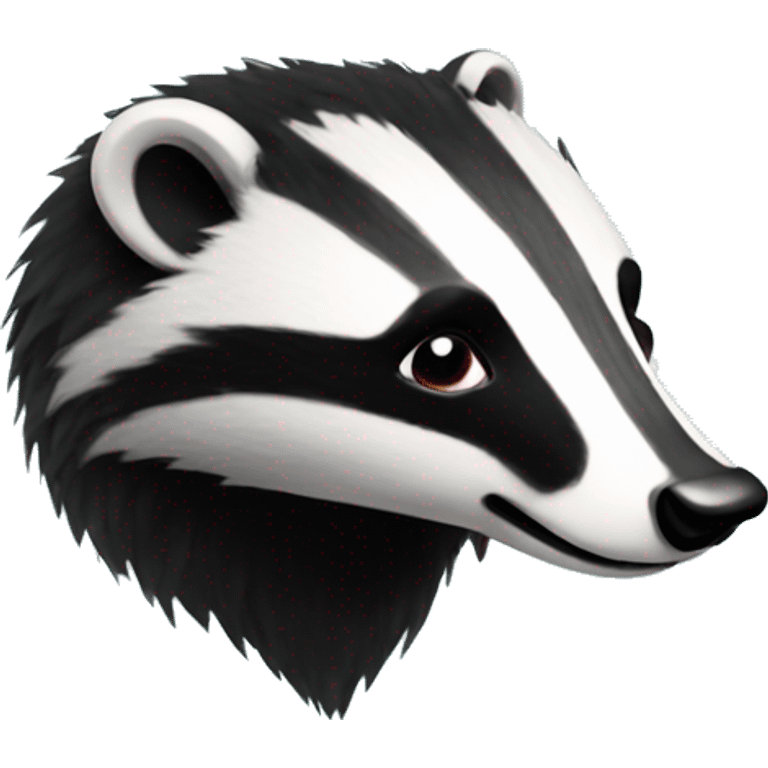 Trippy badger emoji