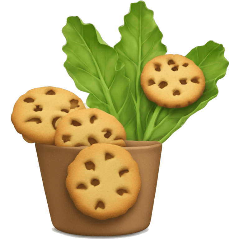 chicory with cookies emoji