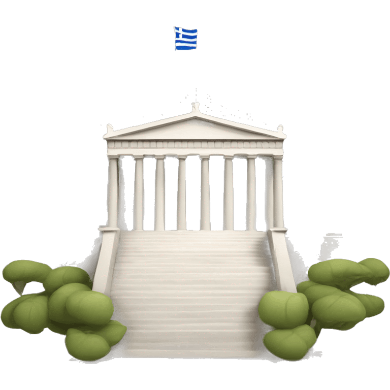 Greek parliament building emoji