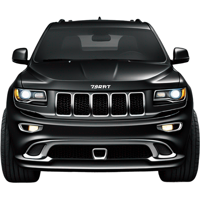 All black SRT Jeep Grand Cherokee  emoji