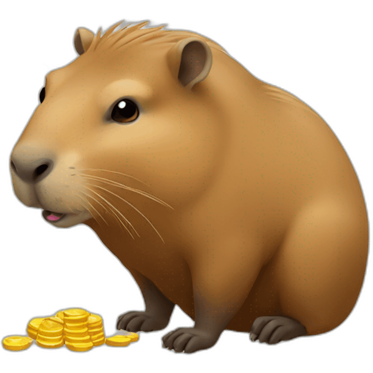 capybara gambling emoji