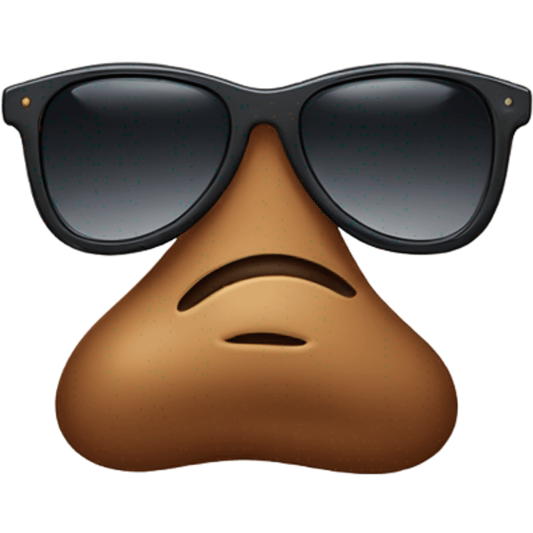 Poop wearing sunglasses  emoji