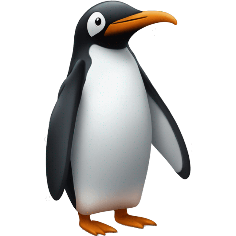 Pingüino enfermo emoji