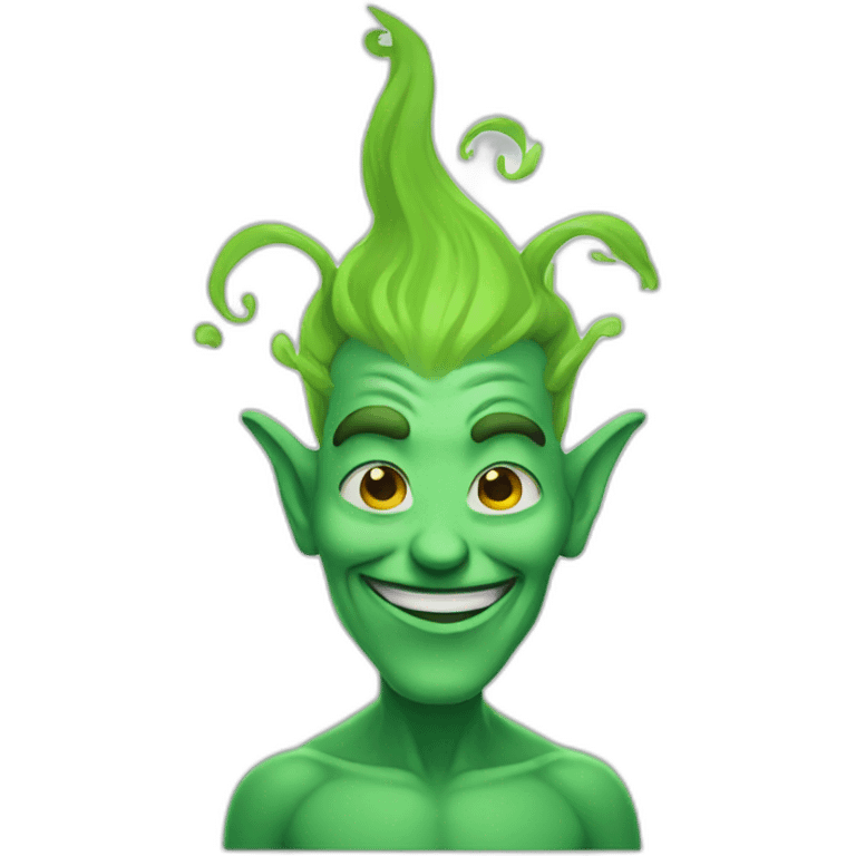 green genie emoji