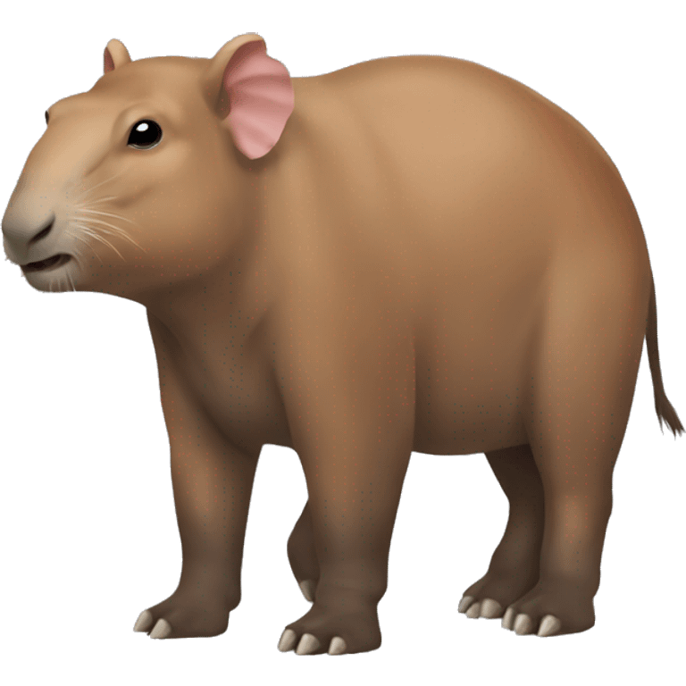 half elephant half capybara capyphant emoji