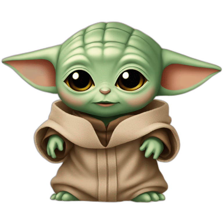 baby yoda in love emoji