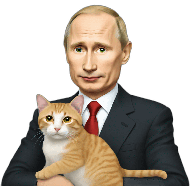 Putin with a cat emoji