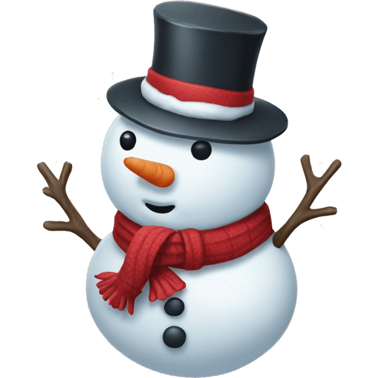 Snowman cute emoji