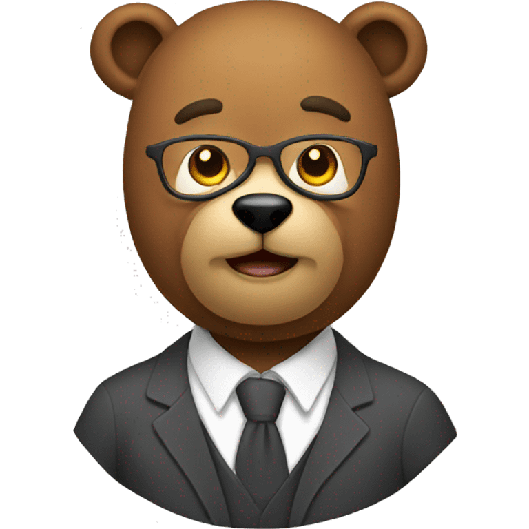 bear teacher emoji