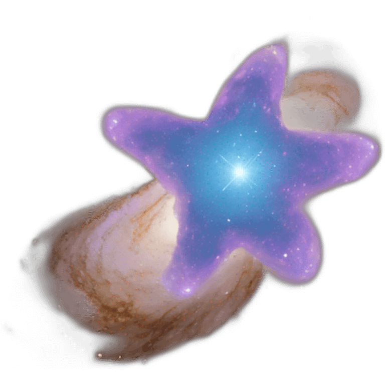 galaxy star with M in the middle emoji