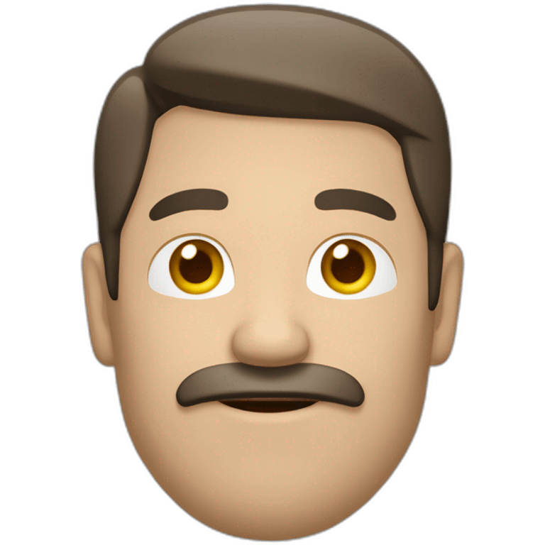 hombre señalando al frente emoji