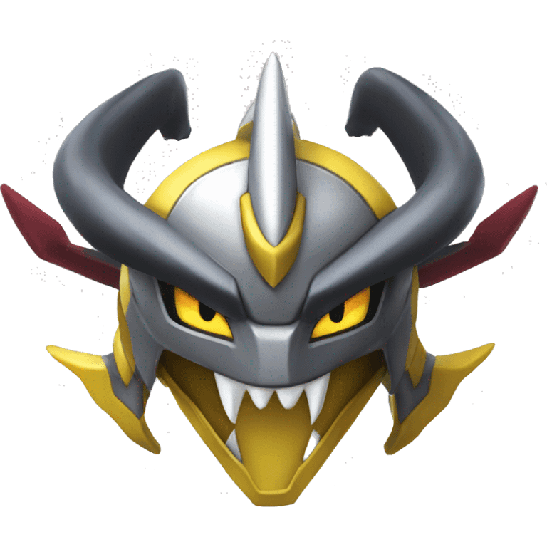 Un emoji giratina Melanger avec arceus dans pokemon  emoji