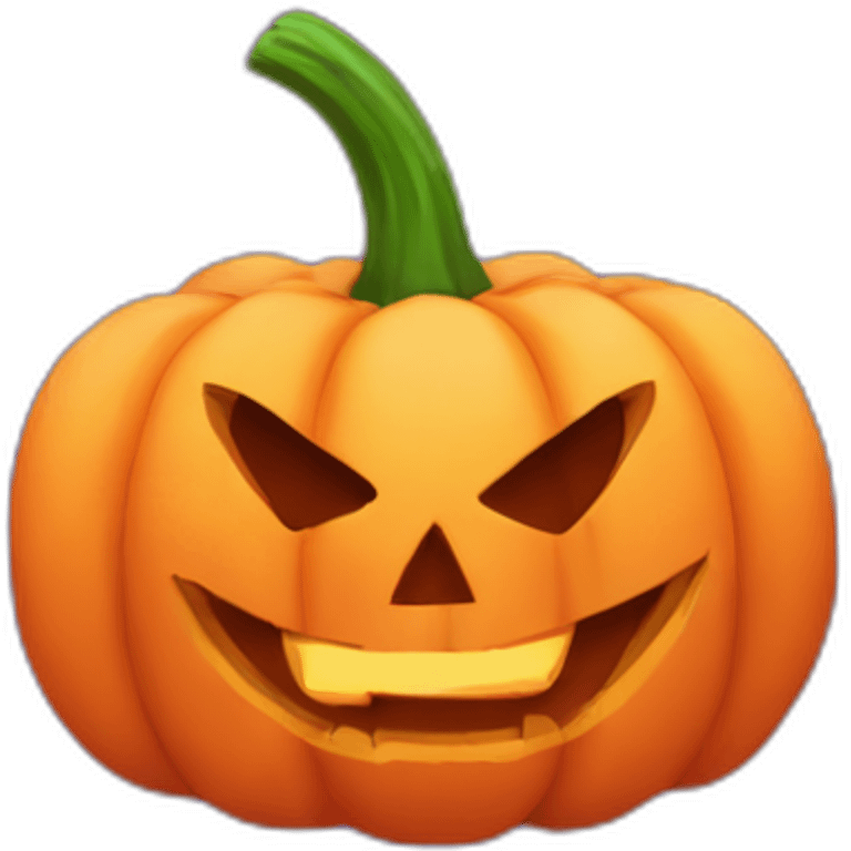 Jack o lantern emoji