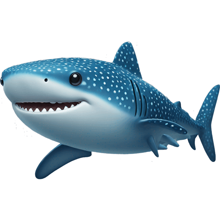 cute whale shark emoji