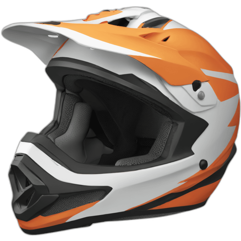 Motocross helmet emoji