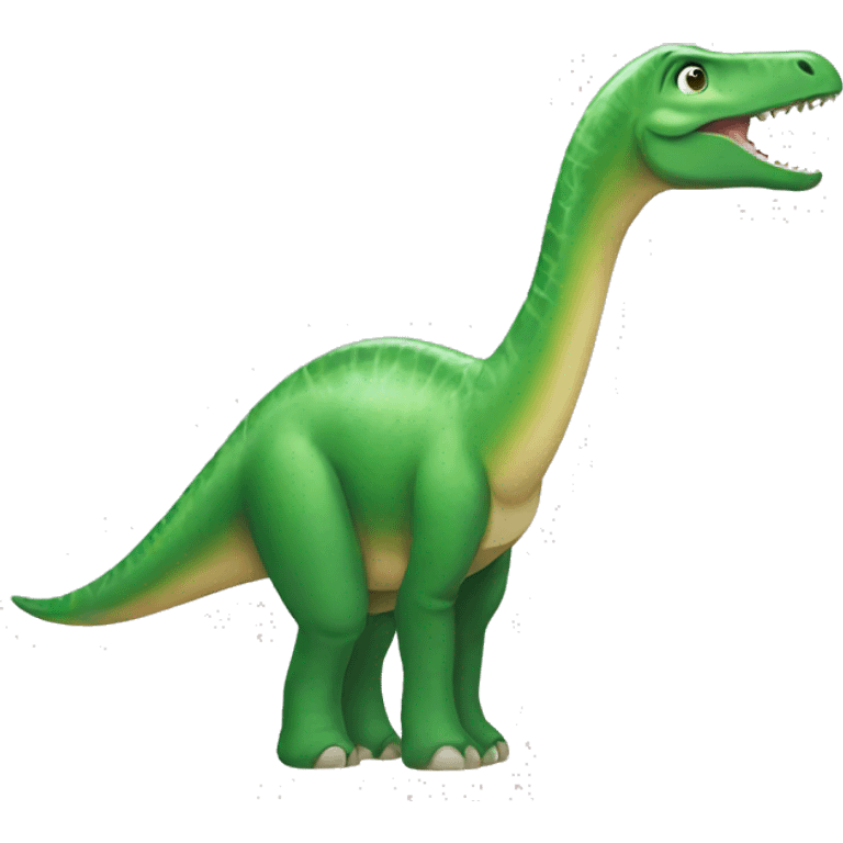 a green Brachiosaurus emoji