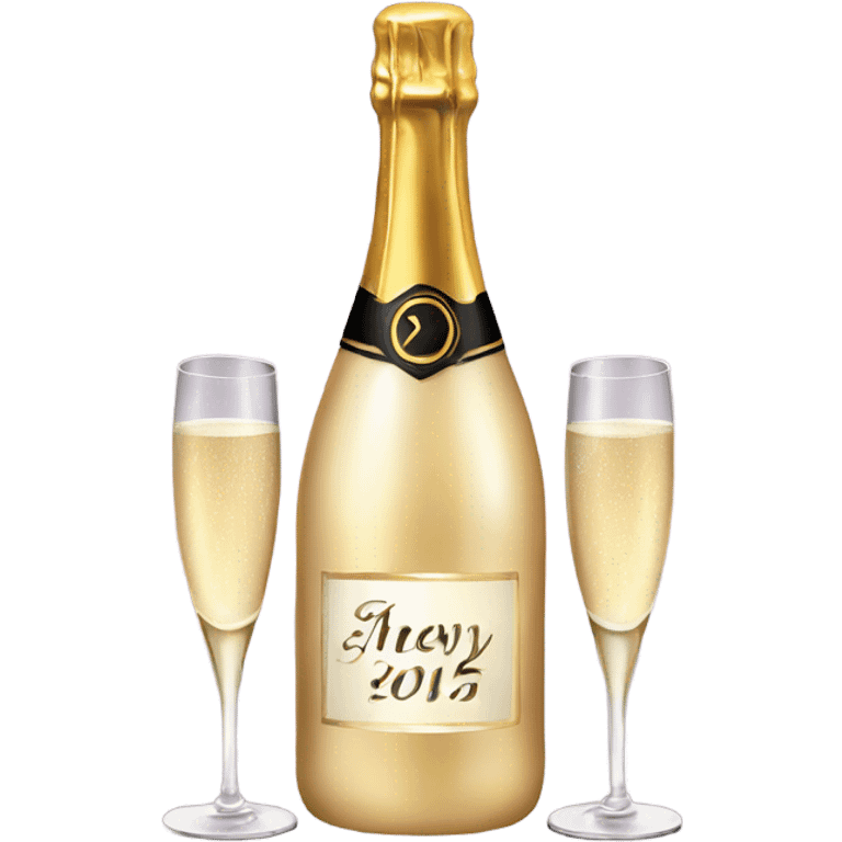 New Years Eve Champagne emoji