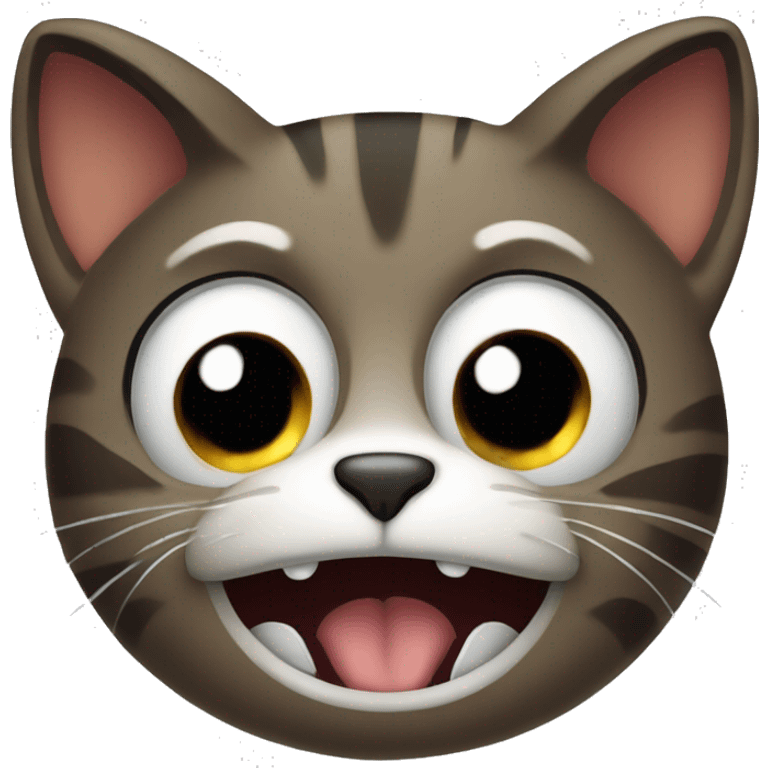 Scaredy cat emoji