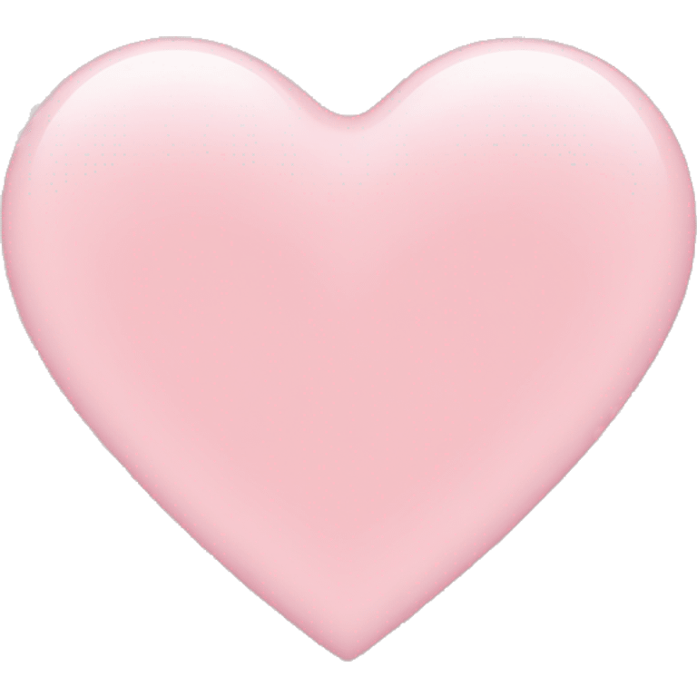 Light pink heart emoji