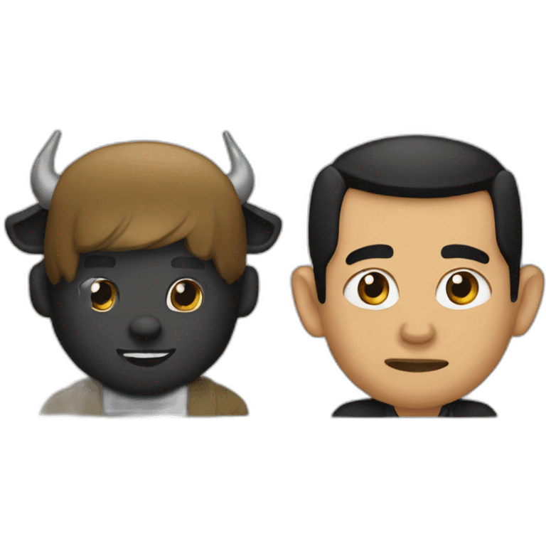 jokowi-and-black-bull emoji