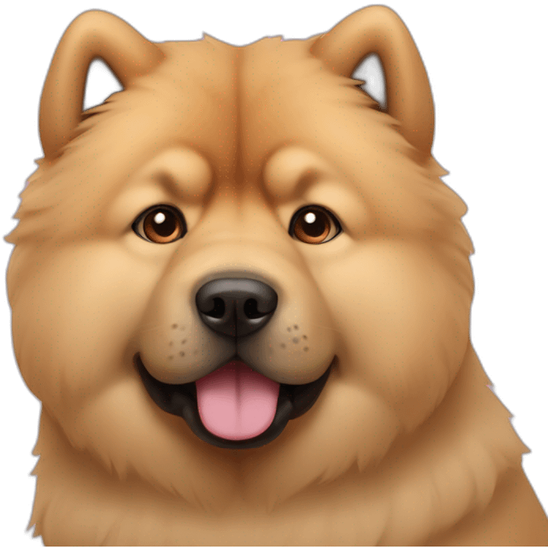 chow chow love in eyes emoji