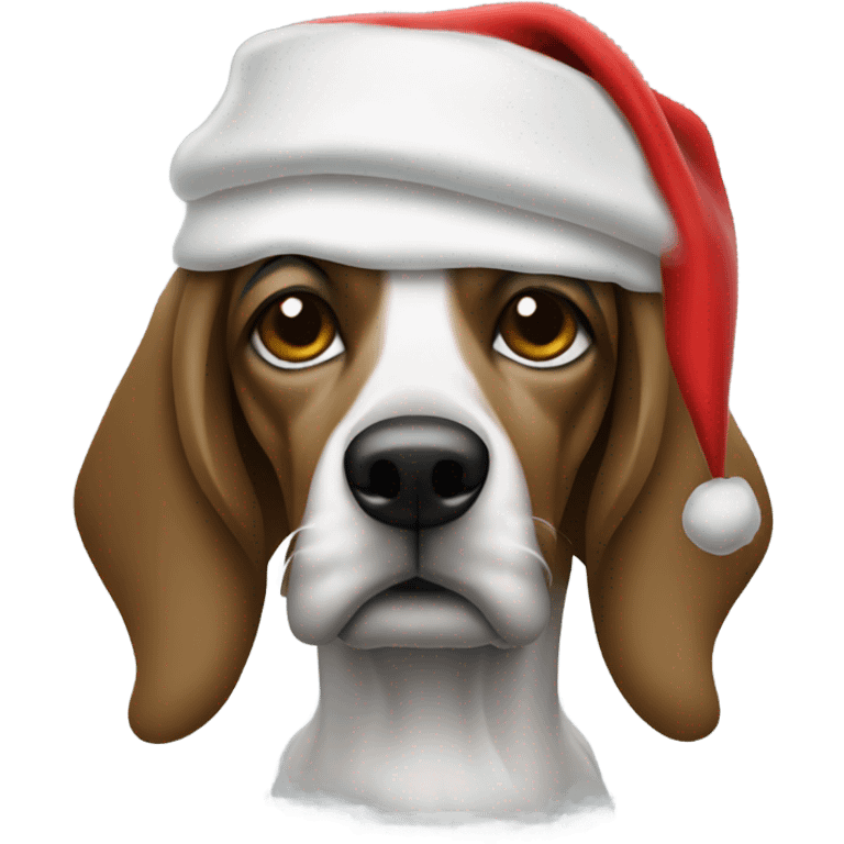 Snoop dogg with a santa hat on emoji