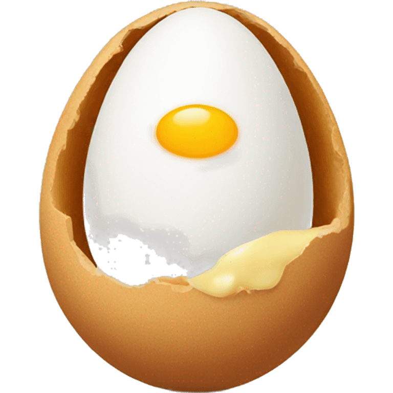 Egg knocking emoji