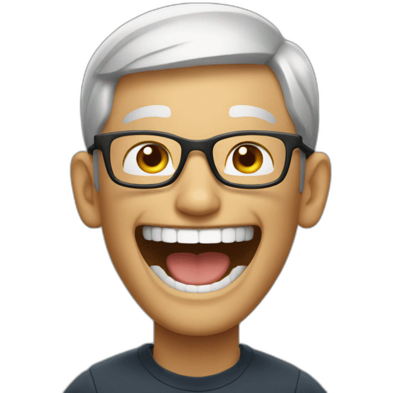 tim Cook laughing emoji