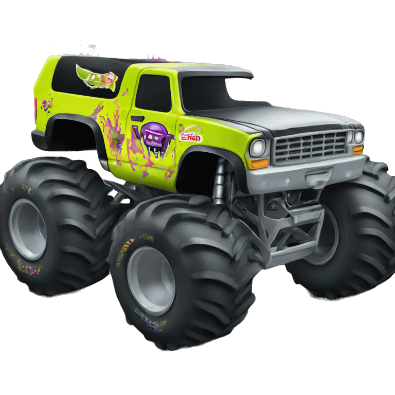 Monster jam truck  emoji