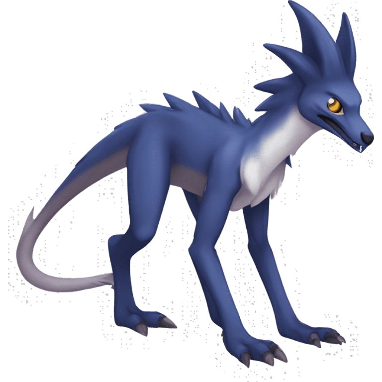 Lombax-Sergal-Vernid-Fakemon full body emoji