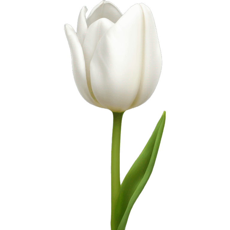 white tulip emoji