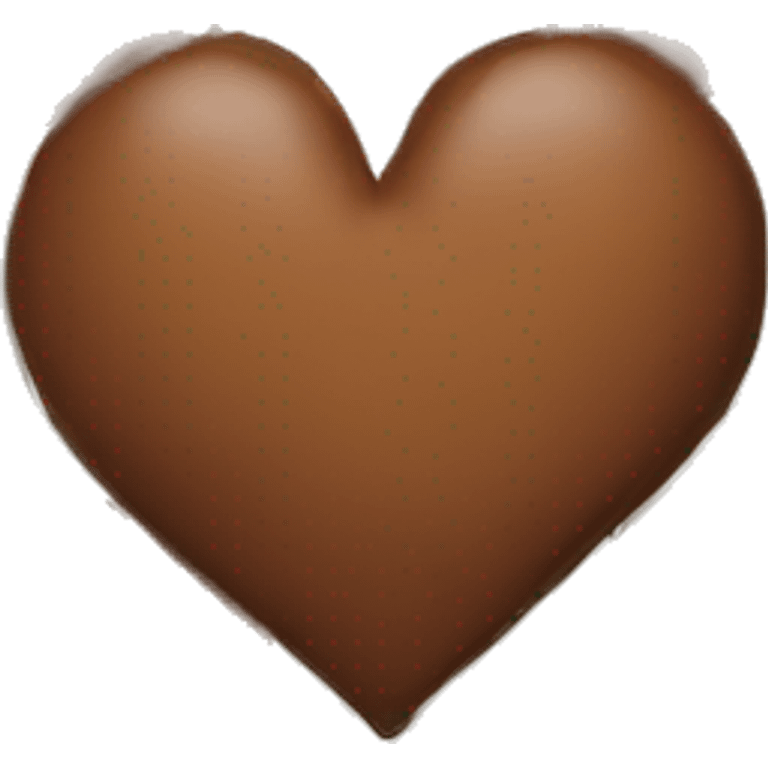 brown broken heart emoji