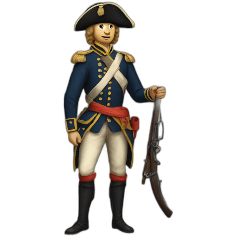 Dutch East India soldier from the past emoji