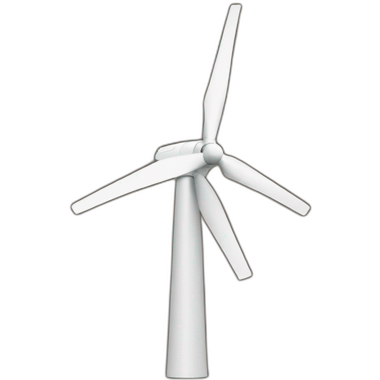 Wind turbine emoji