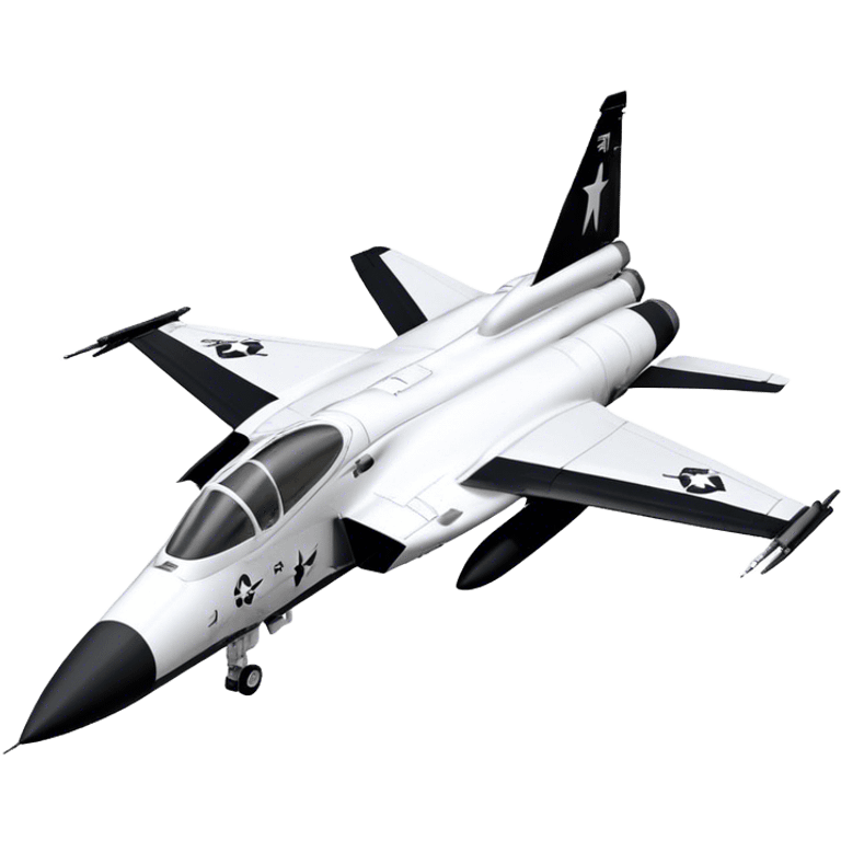 Jet Trainer - T-38 Talon - Northrop Grumman (Model Year: 2021) (Iconic colour: White and black) emoji