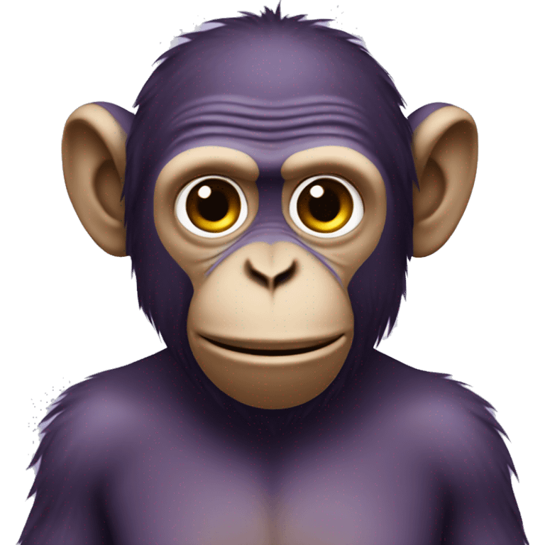 purple monke emoji