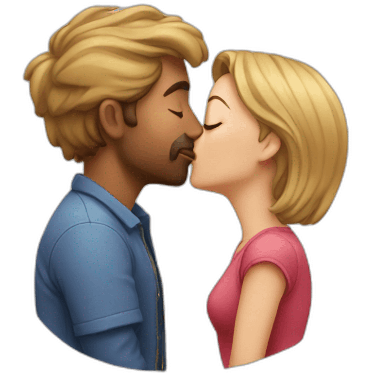 Kissing people  emoji