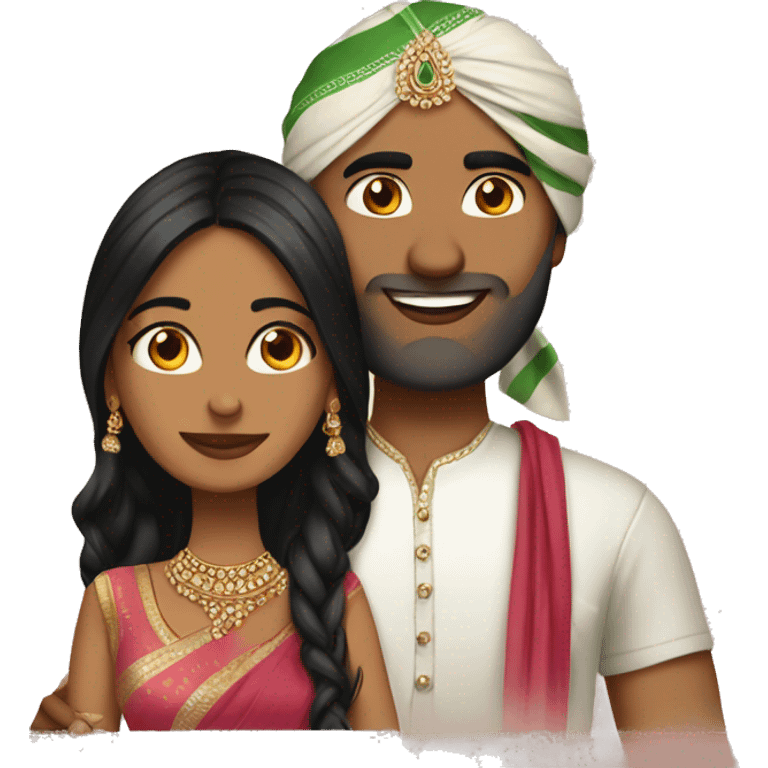 Beautiful Indian Couples fair  emoji