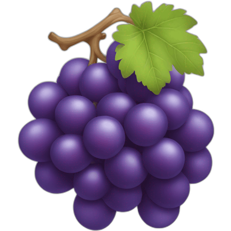 happy grape emoji