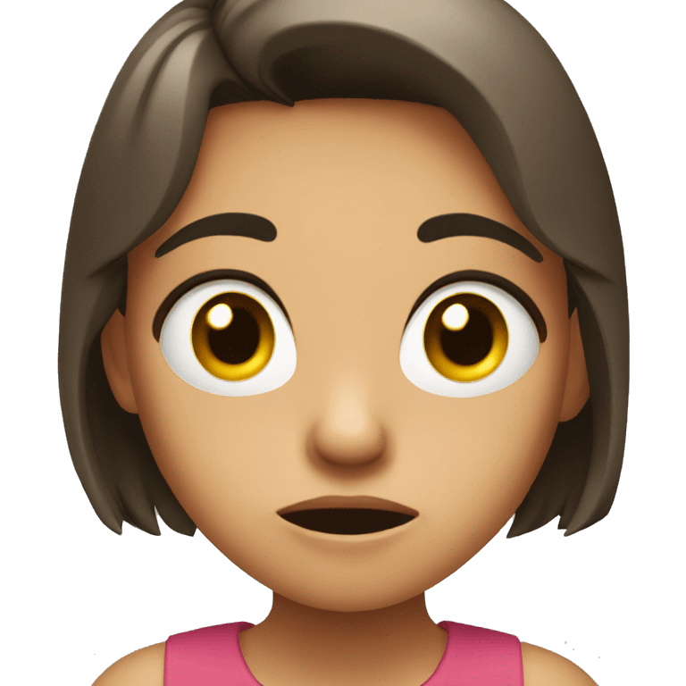 girl annoyed  emoji