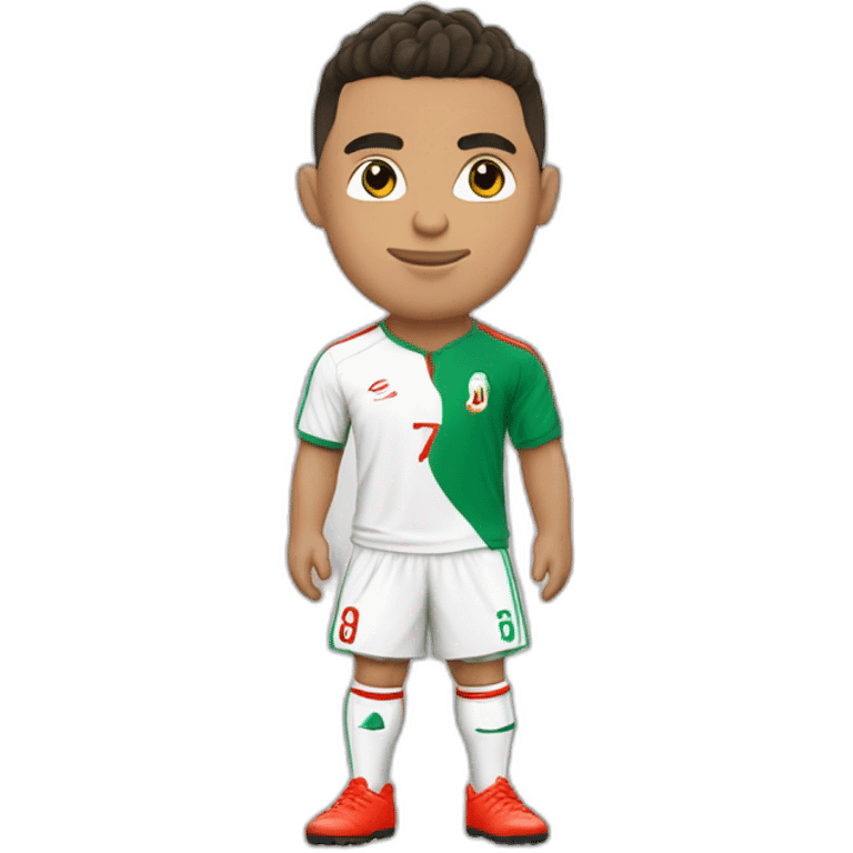 Ronaldo avec un maillot de l'Algérie emoji