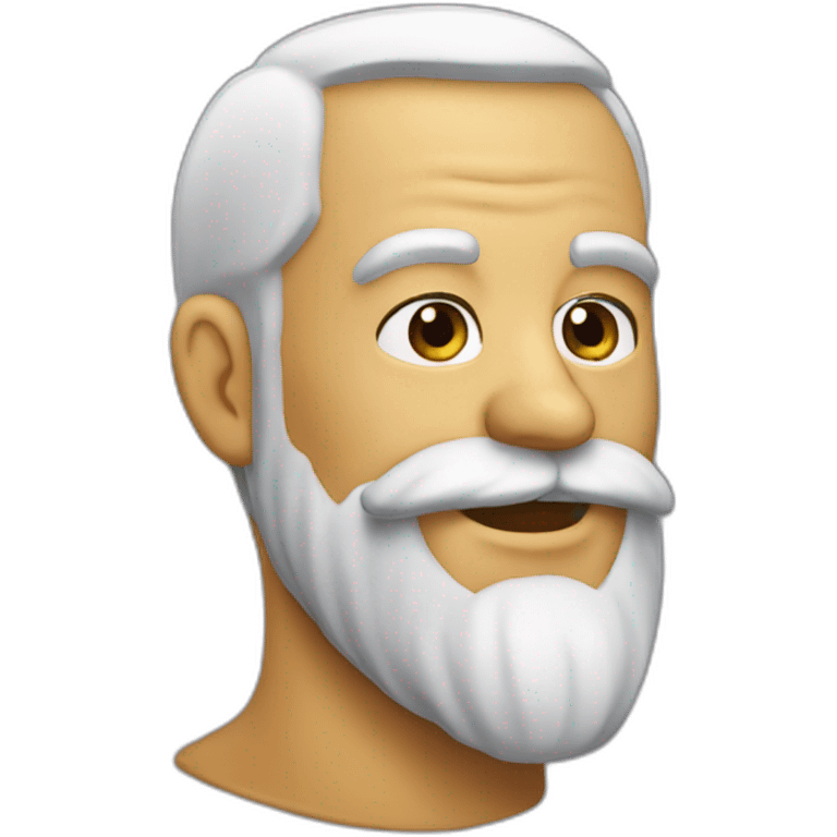 Laden avec un barbe emoji