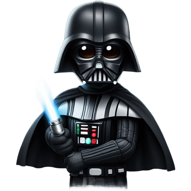 darth vader with a lightsaber  emoji