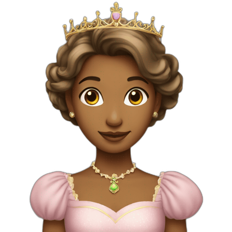 princesse avec un écureuil emoji