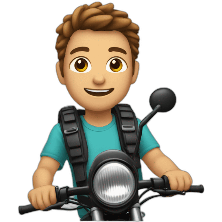 Moto rata emoji