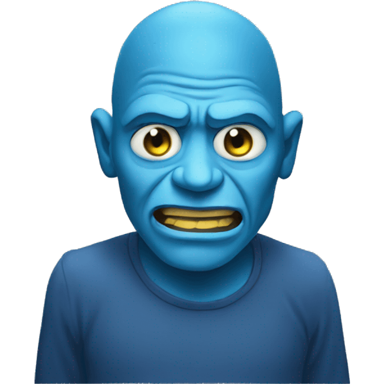 internet-troll blue emoji