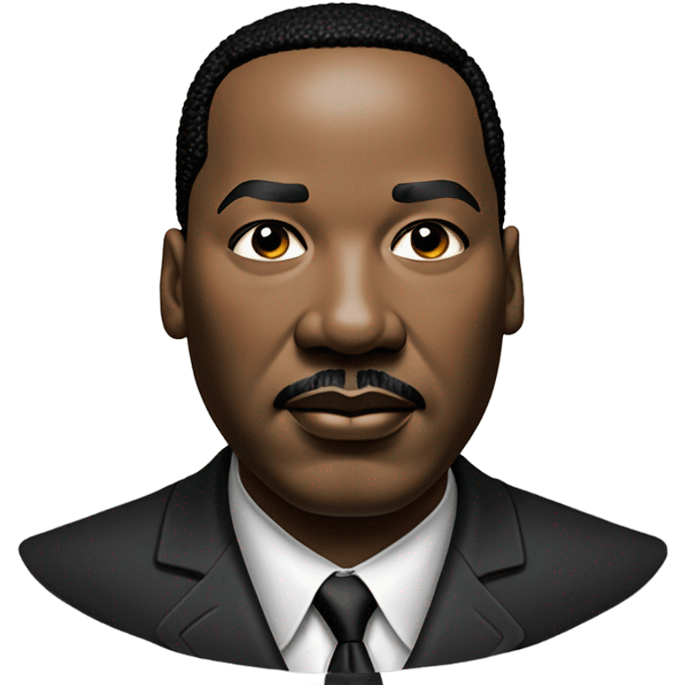 hyper realistic Martin Luther King emoji