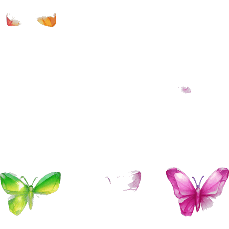 Rainbow-Diamond-Gem-Butterfly-Crystal-Fly emoji