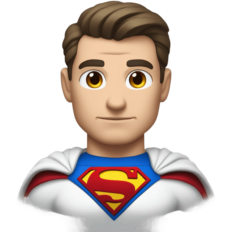 the superman white man emoji